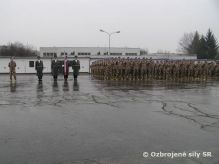 Slvnostn rozlka s vojakmi misie UNFICYP a ISAF
