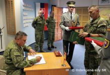Slvnostn ceremonil schvlenia vojenskho predpisu o prprave prslunkov OS SR